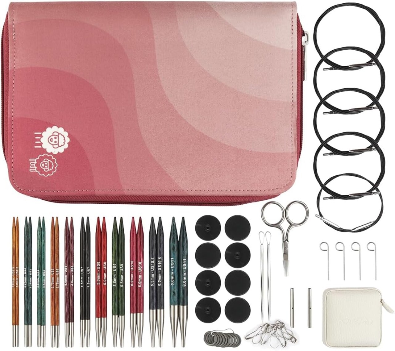 KnitPro Dreamz Regal Interchangeable Circular Knitting Needle Set 5" (13cm)